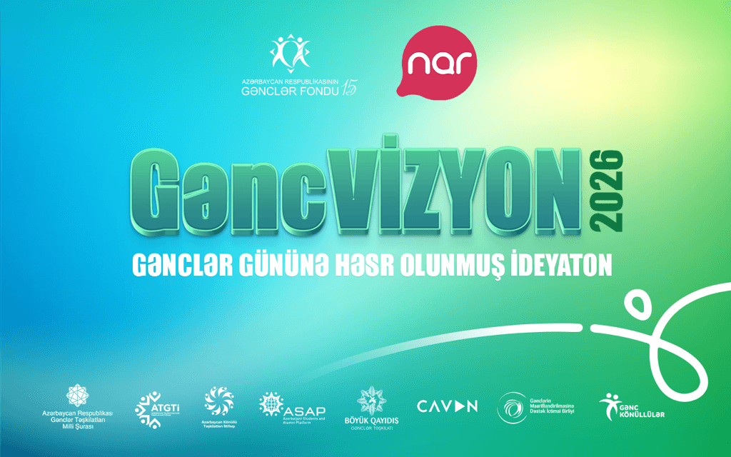 Nar və Azərbaycan Gənclər Fondu “GəncVİZYON” layihəsinə start verir Nar və Azərbaycan Gənclər Fondu “GəncVİZYON” layihəsinə start verir