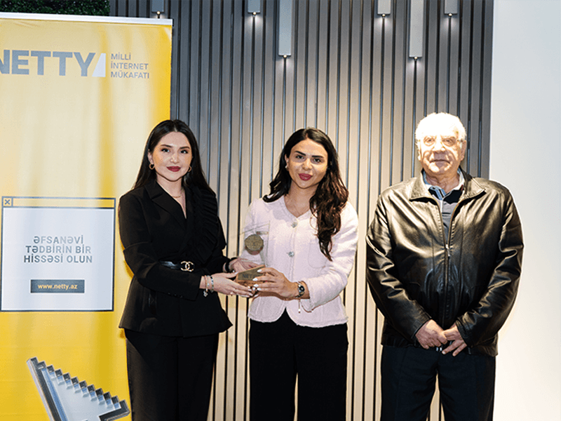 Nar və “Netty” ilin ən yaxşı rəqəmsal təşəbbüslərini mükafatlandırdılar Nar və “Netty” ilin ən yaxşı rəqəmsal təşəbbüslərini mükafatlandırdılar